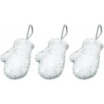 LAALU Rukavička s glitery bílá 10 cm – Hledejceny.cz