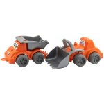 Teddies Stavební stroje 3ks plast na volný chod v blistru 60x13x13cm – Zboží Dáma