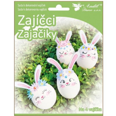 Anděl Sada k dekoraci vajíček Zajíčci – Zboží Mobilmania