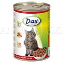 Krmivo pro kočky Dax kousky Cat HOVĚZÍ 415 g