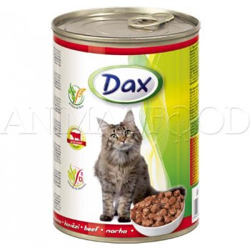 Dax kousky Cat HOVĚZÍ 415 g