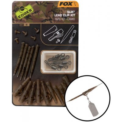 Fox sada závěsek EDGES CAMO SLIK LEAD CLIP KIT vel.10 – Zboží Mobilmania