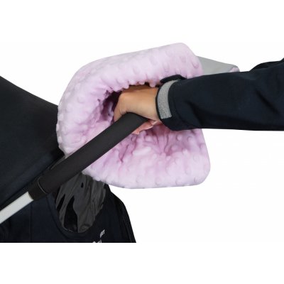 ESITO Rukávník Minky softshell RFX šedá růžová 45 x 53 cm – Zboží Dáma