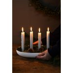 STORE FACTORY Adventní svícen GRÖNDAL na 4svíčky v řadě D.32cm bílý – Hledejceny.cz