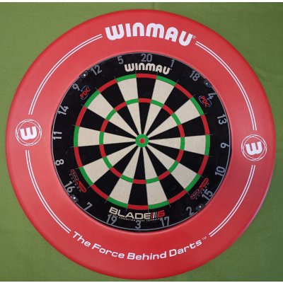 Winmau set DOUBLE - terč Blade 6 Triple Core + okruží Red Print – Hledejceny.cz