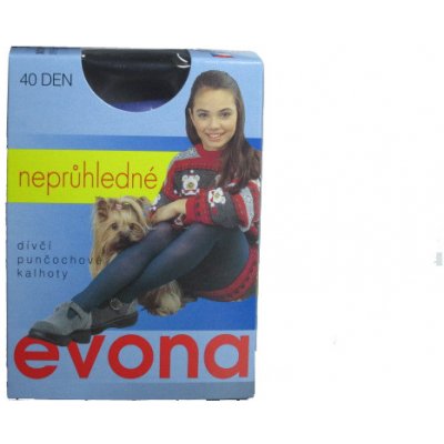 Evona Dívčí neprůhledné jednobarevné punčochové kalhoty Terka vínová – Zboží Mobilmania