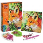 Sentosphere Kreativní sada Diamantové plátno Liška – Zboží Dáma