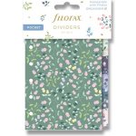 Filofax Rozřazovač Meadow 6 záložek náplň kapesních diářů A7 – Zboží Dáma