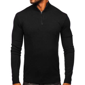 Bolf pánský svetr s vysokým límcem MMB607 černý