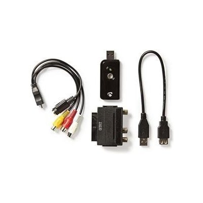 Video Převodník , USB 2.0 , 480p , A , V kabel , Prodlužovací kabel USB , Scart , Software (VGRRU100BK)