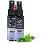 Dedra Dent přírodní bylinný ústní sprej MENTHOL & FRESH s mátou tymiánem & hřebíčkem 2 ks x 30 ml – Zboží Mobilmania