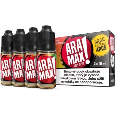 Aramax Vodní meloun 4 x 10 ml 18 mg – Hledejceny.cz