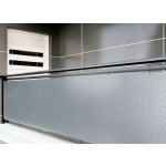 MyBestHome Balkonová zástěna PREMIUM 90x300 cm, ratanový vzor šedá, 240g/m2 – Sleviste.cz