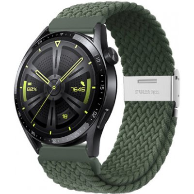 BStrap Elastic Nylon 2 řemínek na Huawei Watch GT3 46mm, olive green SSG027C0509 – Zbozi.Blesk.cz