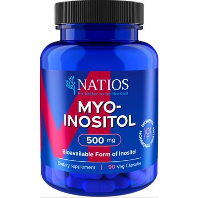 NATIOS Myo-Inositol, 500 mg 90 veganských kapslí – Hledejceny.cz