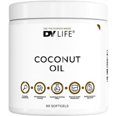 Dorian Yates DY LIFE Coconut Oil 60 softgelových kapslí – Hledejceny.cz