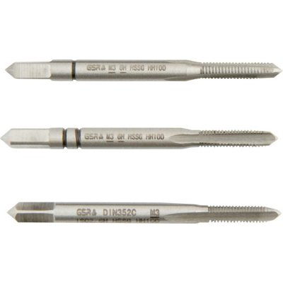 GSR B00105130 ruční závitník metrický M3 DIN 352 HSS-G 3 ks – Hledejceny.cz