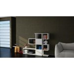Hanah Home Bookshelf Karlin - White White – Zboží Dáma