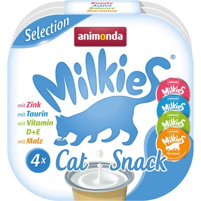 Milkies Adult Selection 4 Cups 4 x 15 g – Zboží Mobilmania