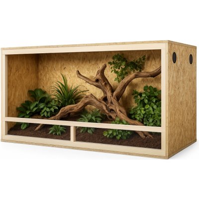 Invital OSB dřevěné terárium 150x60x60 cm – Zboží Dáma