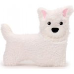 plyšový hřejivý polštář West bílý teriér 17 cm – Zbozi.Blesk.cz