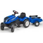 FALK Šlapací traktor New Holland T6 s vlečkou modrý FA 3080AB – Hledejceny.cz