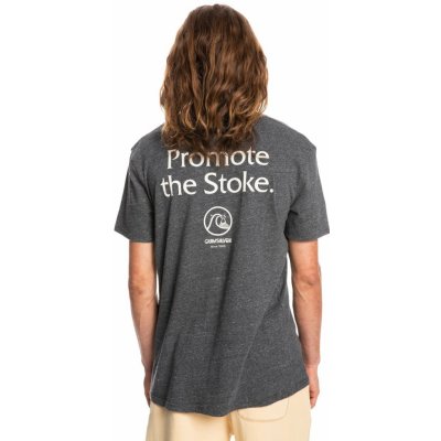 Quiksilver Gone Words Ss charcoal heather
