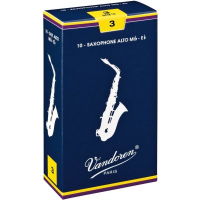 Vandoren Plátky Traditional pro alt saxofon, tvrdost 2,5 – Zboží Mobilmania