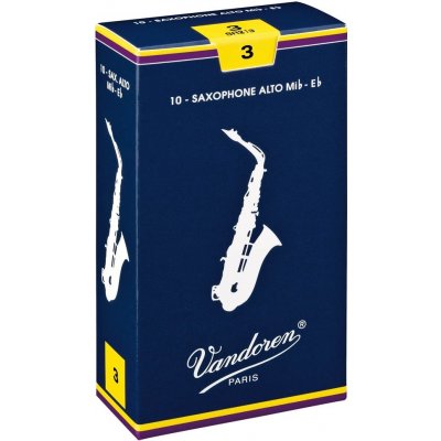 Vandoren Plátky Traditional pro alt saxofon, tvrdost 2,5 – Sleviste.cz