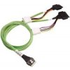PC kabel Broadcom LSI internal U.3 cable 1.0 m SlimLine x8 (SFF-8654) to 2x U.2 NVMe drive x4 (SFF-8639), 05-60005-00