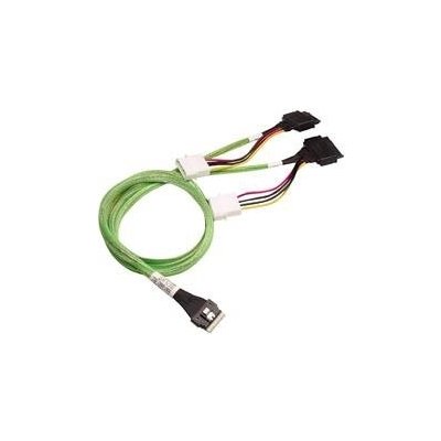 Broadcom LSI internal U.3 cable 1.0 m SlimLine x8 (SFF-8654) to 2x U.2 NVMe drive x4 (SFF-8639), 05-60005-00 – Hledejceny.cz