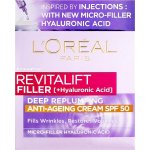 L'Oréal Revitalift Filler Anti ageing cream SPF50 pleťový krém 50 ml – Hledejceny.cz
