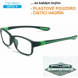 OPTIC+ Excellent dioptrické čtecí brýle zelené