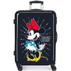Cestovní kufr Joummabags ABS Minnie Rock Dots Blue ABS 70 l