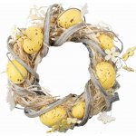Velikonoční věnec, žlutý 22 cm – Hledejceny.cz