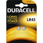 Duracell LR43 AG12 G12A 186 LR1142 V12GA 2 ks AADU020 – Zboží Mobilmania