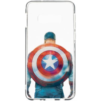 Pouzdro MARVEL Captain America 002 Samsung G970 Galaxy S10e Transparent / čiré – Zboží Mobilmania