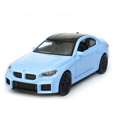 Welly BMW M2 G87 light blue 1:34 – Zboží Dáma