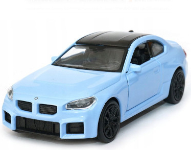 Welly BMW M2 G87 light blue 1:34