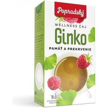 Baliarne obchodu Poprad Wellness čaj Ginko paměť a prokrvení 18 x 1,5 g