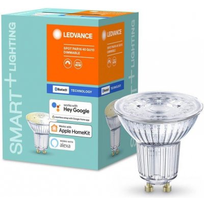 Ledvance Chytrá LED žárovka SMART+ BT, GU10, PAR16, 5W, 350lm, 2700K, teplá bílá SMART+ BLUETOOTH