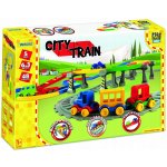 Wader Play Tracks vlak s kolejemi plast 4ks autíček 6,4m – Zboží Dáma