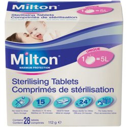 Sterilizační tablety MILTON (28 ks)