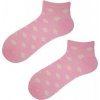 Noviti sedmikráska ST 020 W 03 dámské kotníkové ponožky růžové