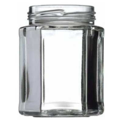 Zavarovacisklo.cz Zavařovací sklenice Šestihran čirá TO 58 33v x 196ml – Sleviste.cz