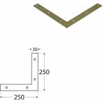 Domax NA montážní rohovník 3- 250 x 250 x 30 x 3 mm 10 ks – Hledejceny.cz