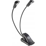 Konig & Meyer 12243 Music stand light Double LED FlexLight black – Zbozi.Blesk.cz