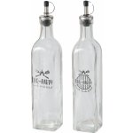 Boltze Lahve na omáčky dresinky s dávkovačem BBQ sada 2 ks transparentní 500 ml – Zboží Dáma