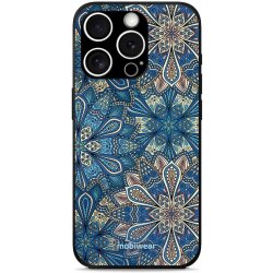 Mobiwear Glossy Apple iPhone 15 Pro Max - G038G - Modré mandala květy