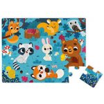 Janod dotykové Lesní zvířátka 20 dílků – Zboží Dáma